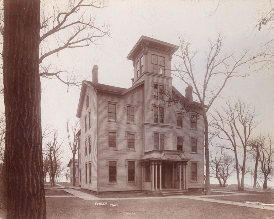 Old College, Exterior: Prior to 1899 Move