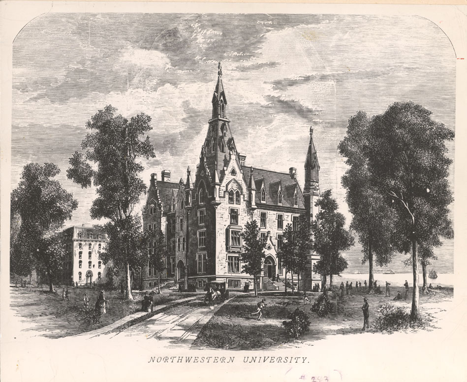 University Hall, Exterior: Harper's Weekly Illustration