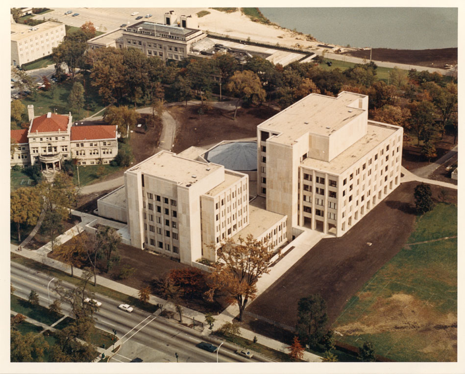 Leverone Hall, Exterior: Bird's-eye View