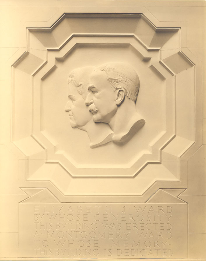 Mont. Ward, Interior: Memorial Bas-relief of Wards