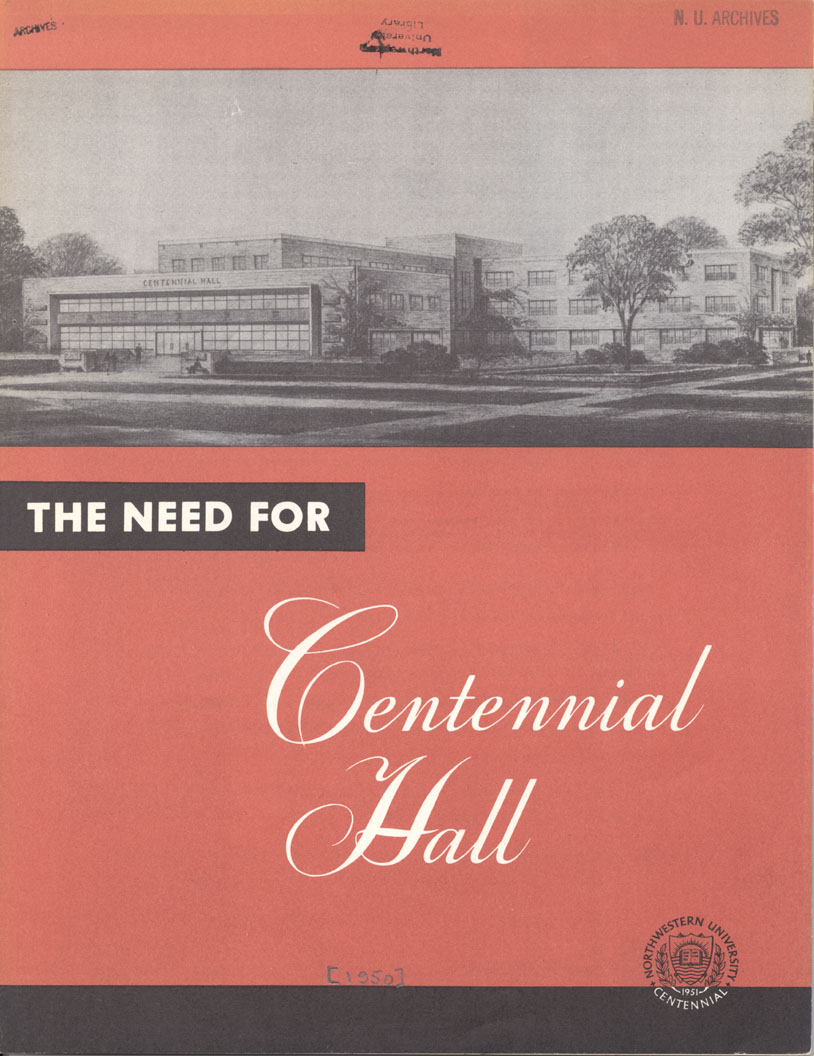 Kresge Hall: (cover) the need for Centennial Hall