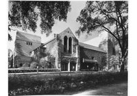Scott Hall, Exterior: North Elevation (Cahn Auditorium)