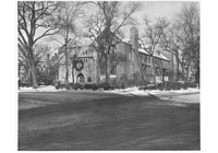 Scott Hall, Exterior: Southeast Elevation