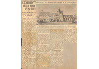 "N.U. to erect hall in Honor of Dr. Scott"