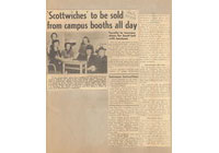 "'Scottwiches' to be sold from campus booths all day"
