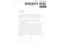 Press Release Announcing Demolition of Old College