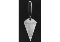 Technological Institute, Cornerstone ceremony: Ceremonial trowel