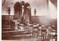University Hall, Interior: Hinman Literary Society (first extracurricular activity)