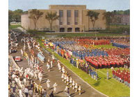 McGaw Memorial Hall, Exterior: Football Program, Oct. 17, 1964