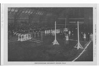 Patten Gym (Old), Clippings: "NU Indoor Field," from Alumni Journal