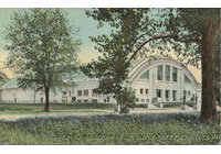 Patten Gym (Old), Exterior: Postcard