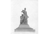 Patten Gym, Statues: "Jim" (male), representing "determination"