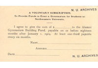 Patten Gym: Subscription Request for new gym (front)