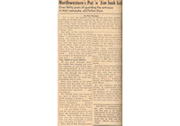 Patten Gym (New), Clippings: "Northwestern's Pat 'n' Jim look back"