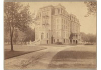 Willard Hall (Music Administration Building), Exterior: Sepia print