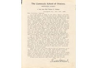 Annie May Swift (Cumnock School of Oratory): Letter from Frances Willard