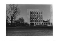Leverone Hall, Exterior: With Arthur Andersen Hall