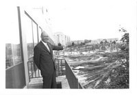 Allen Center: James L. Allen at Construction Site