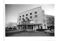 Allen Center, Exterior: Front Entrance
