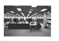 University Lib., Interior: Level 1, Card Catalogs