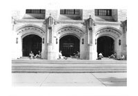 Deering Lib., Exterior: Entrance