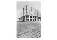 University Lib., Exterior: North Tower and Plaza
