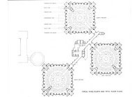 University Lib., Interior: Tower Floor Plan (3rd, 4th,  5th Floors)