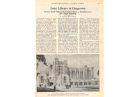 Deering Lib., Clippings: Alumni News 1926