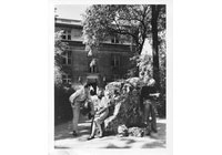 The Rock: Harris Hall in background, 1947