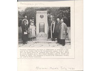 Shakespeare Garden, Dedication: Clipping from Alumni News