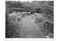 Shakespeare Garden: People in Garden, 1930s