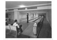 Abbot Hall, Interior, Bowling Alleys: 1940