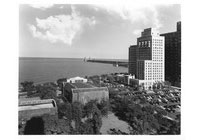 Abbot Hall, Exterior, with Lake in Background 1948
